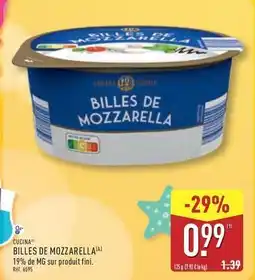 ALDI Fini - billes de mozzarella offre
