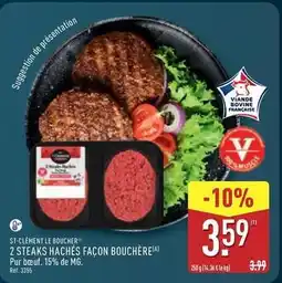 ALDI Boucherie st-clément - steaks haches façon bouchère offre