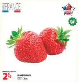 Auchan Supermarché Fraises rondes offre