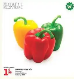 Auchan Supermarché Poivrons panaches offre