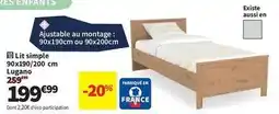 Conforama Lit simple offre