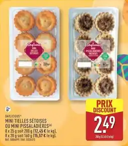 ALDI Daylicious - mini teilles setoises ou mini pissaladières offre