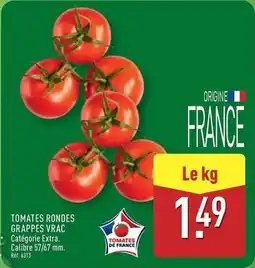 ALDI Tomates rondes grappes vrac offre