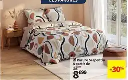 Conforama Parure serpentin a partir de offre