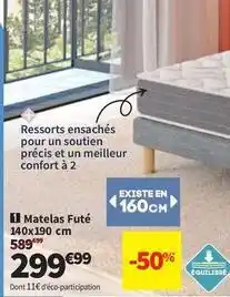 Conforama Matelas futé 140x190 cm offre
