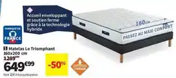 Conforama Matelas le triomphant offre