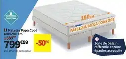 Conforama Mega - matelas papa cool offre