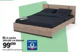 Conforama Lit adulte 140x190 cm watson offre