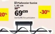 Conforama Plafonnier eunice l.80 cm offre