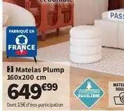 Conforama Matelas plump 160x200 cm offre