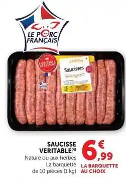 U Express Veritable - saucisse offre