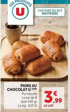 Hyper U U - pains au chocolat offre