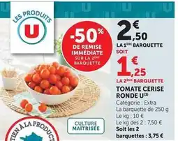 U Express U - tomate cerise ronde offre