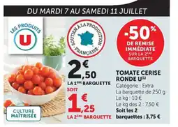 Hyper U Tomate cerise ronde u offre