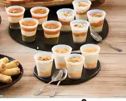 Hyper U Verrines saint jacques colin ou verrines pesto tomates parmesan ou verrines duo de saumons fromage & concombre offre