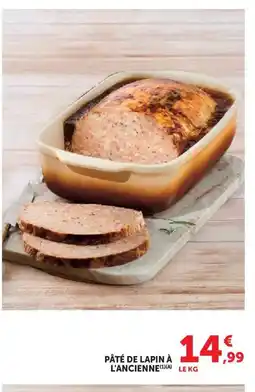 Hyper U Pâté de lapin à l'ancienne offre