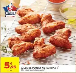 Intermarché Ailes de poulet au paprika offre