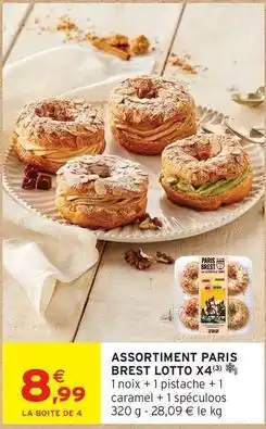 Intermarché Assortiment paris brest offre