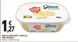 Intermarché Top budget - bac glacé goût vanille offre