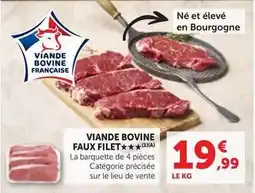 Maximarché Viande bovine faux filet offre