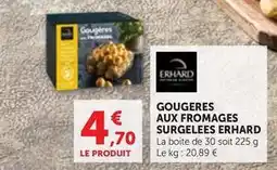 Maximarché Gougeres aux fromages surgelees offre