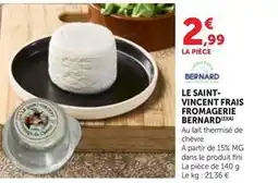Maximarché Le saint vincent frais fromagerie bernard offre