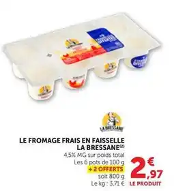 Maximarché Le fromage frais en faisselle offre