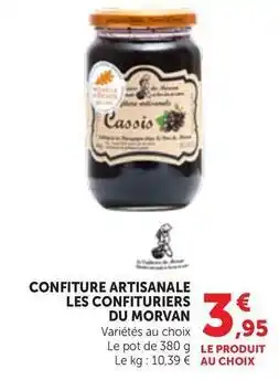 Maximarché Confiture artisanale les confituriers du morvan offre