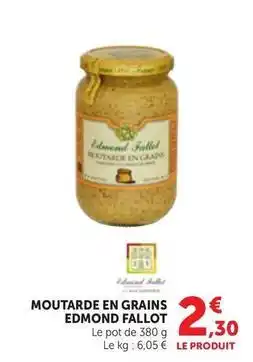 Maximarché Moutarde en grains offre