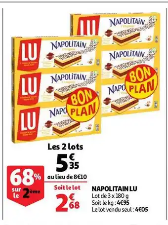 Auchan Direct Napolitain Lu offre