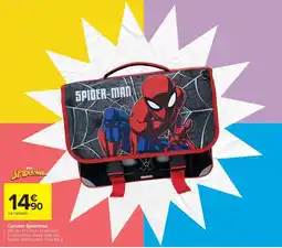 Carrefour Market Marvel Spider-Man Cartable Spiderman offre