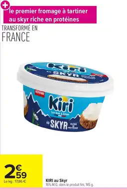 Carrefour Market Kiri au Skyr offre