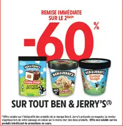 Intermarché Hyper Ben & Jerry's Cookie Dough offre
