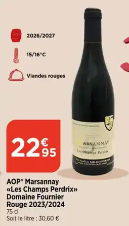 Bi1 Domaine Fournier Les Champs Perdrix offre