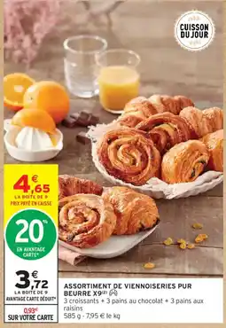 Intermarché ASSORTIMENT DE VIEUNNOISERIES PUR BEURRE offre