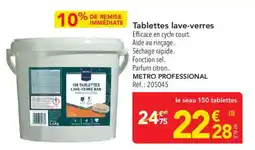 METRO METRO PROFESSIONAL Tablettes lave-verres offre