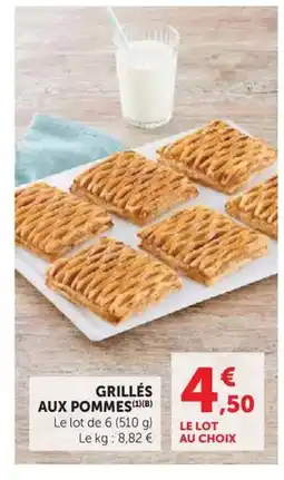 Hyper U Grillés aux pommes offre