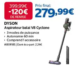 Costco DYSON Aspirateur balai V8 Cyclone offre