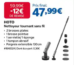 Costco HOTO Nettoyeur tournant sans fil offre