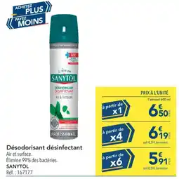 METRO SANYTOL Désodorisant désinfectant offre