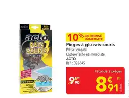METRO ACTO Pièges à glu rats-souris offre