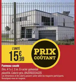 Bricorama Panneau soudé offre
