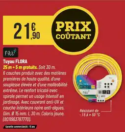 Bricorama fitt Tuyau FLORA offre