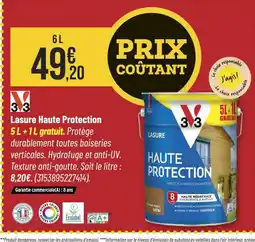 Bricorama 33 Lasure Haute Protection offre