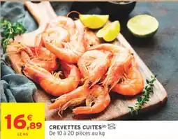 Intermarché Express CREVETTES CUITES offre
