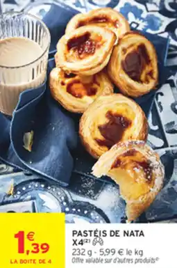Intermarché Express PASTÉIS DE NATA X4 offre