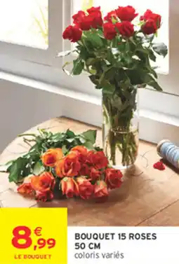Intermarché Express BOUQUET 15 ROSES offre