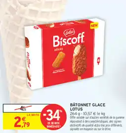 Intermarché Express BATONNET GLACE LOTUS offre