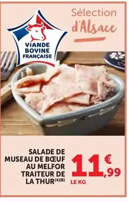 Maximarché Salade de museau de bœuf au melfor traiteur de la thur offre