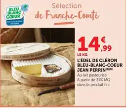 Maximarché L'édel de cléron bleu-blanc-coeur jean perrin offre